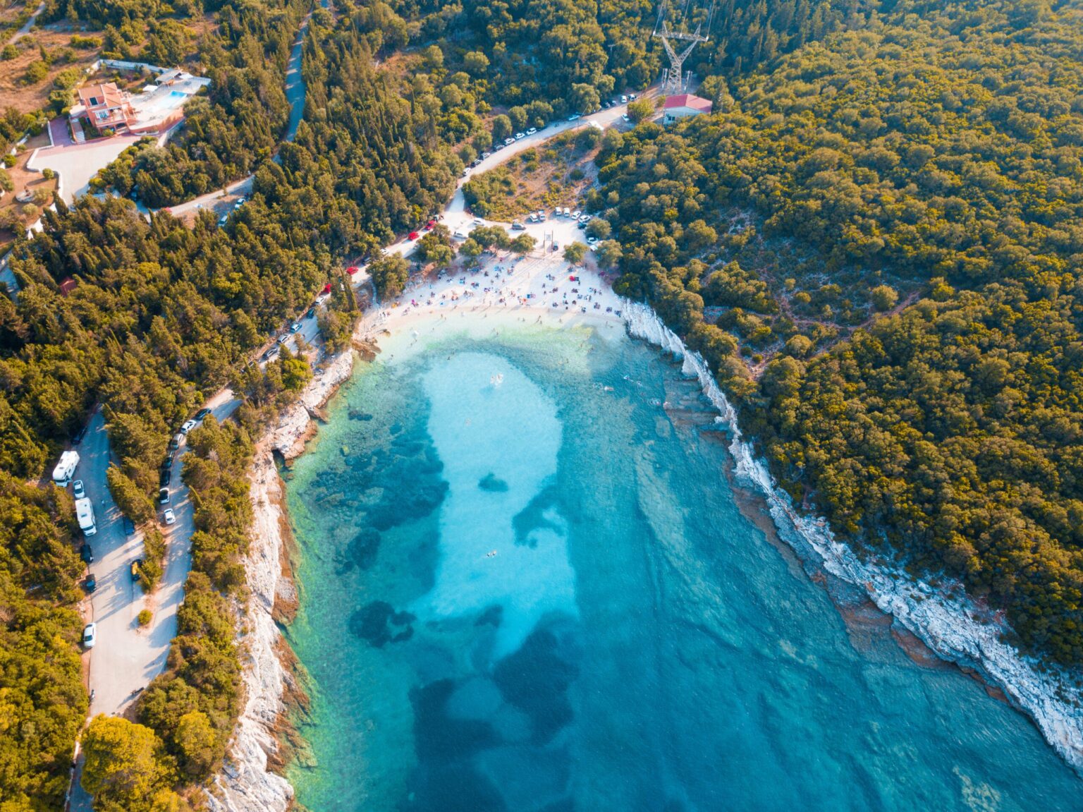 an image that shows the beauty of Emplisi Beach Kefalonia.